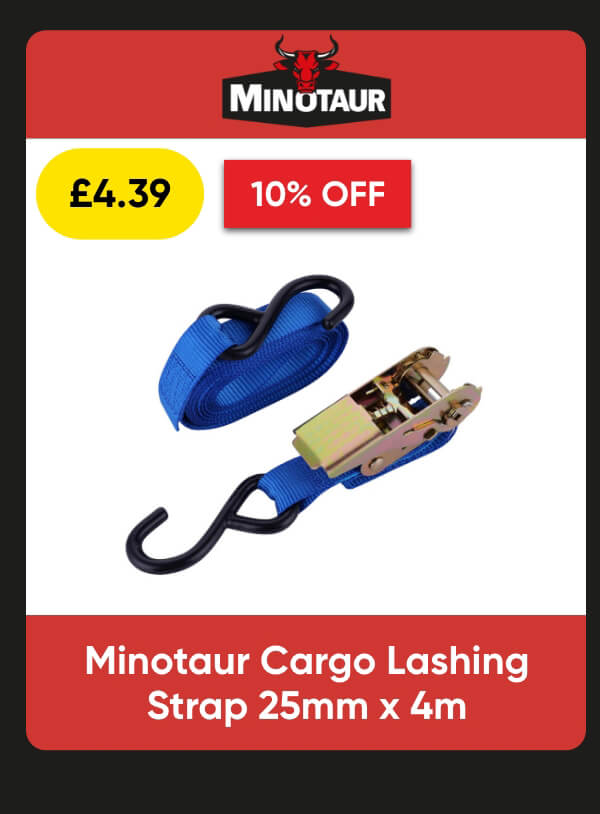 Minotaur Cargo Lashing Strap 25mm x 4m