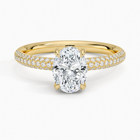 14K Yellow Gold Valencia Diamond Ring (1/3 ct. tw.)