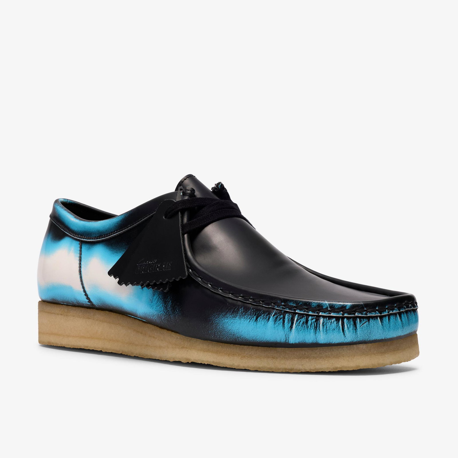 Shop Wallabee Black Brush Off