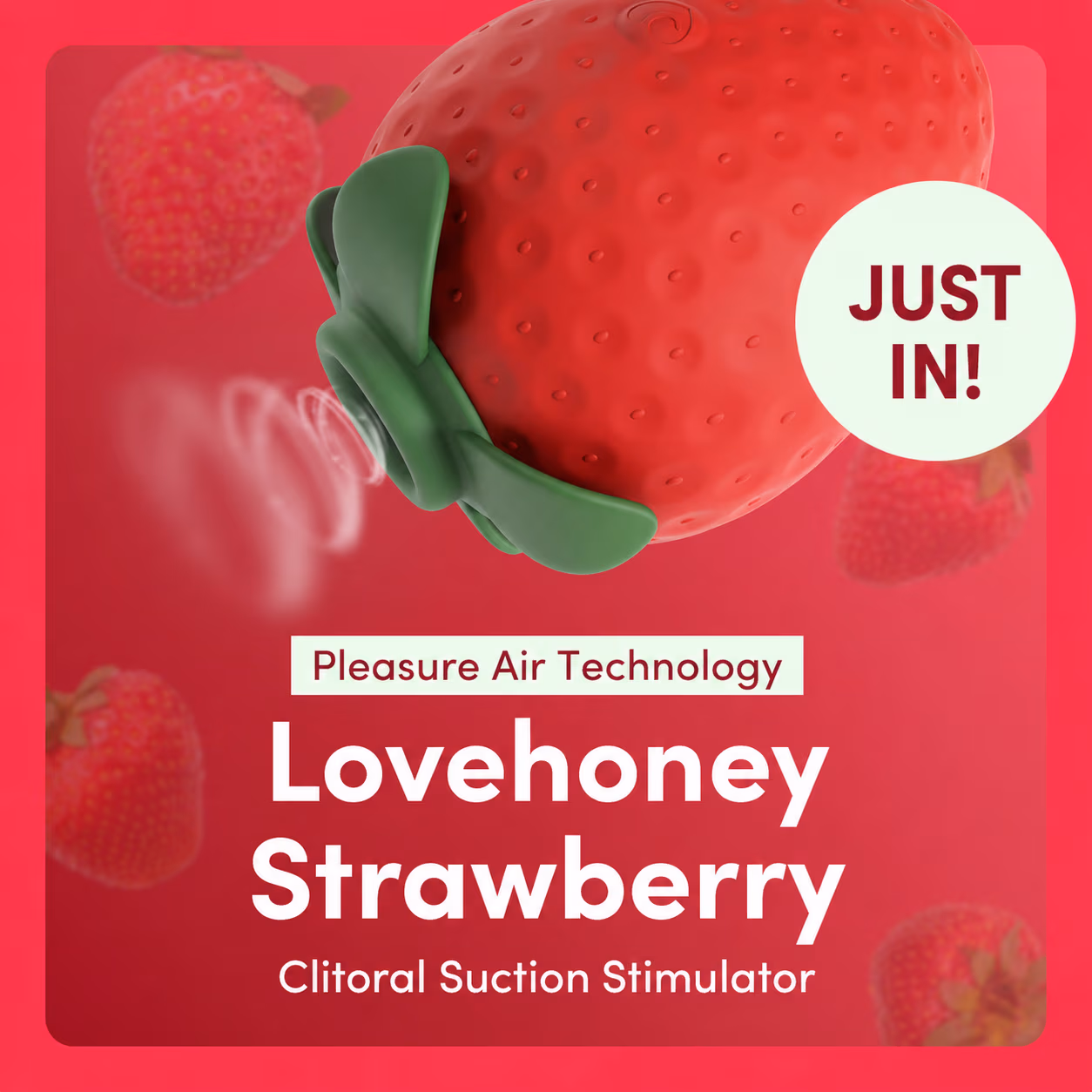 Lovehoney Strawberry Sex Toy Clitoral Stimulator