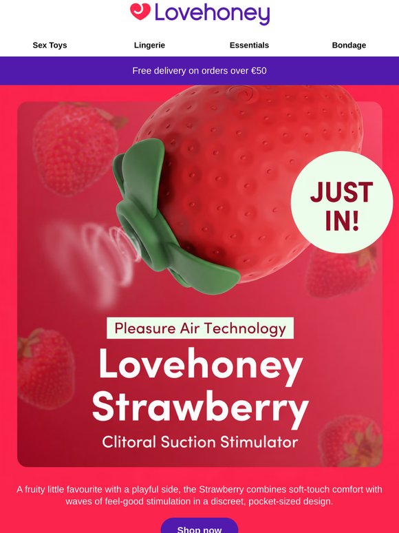Berry good news: NEW IN 🍓suction stimulator