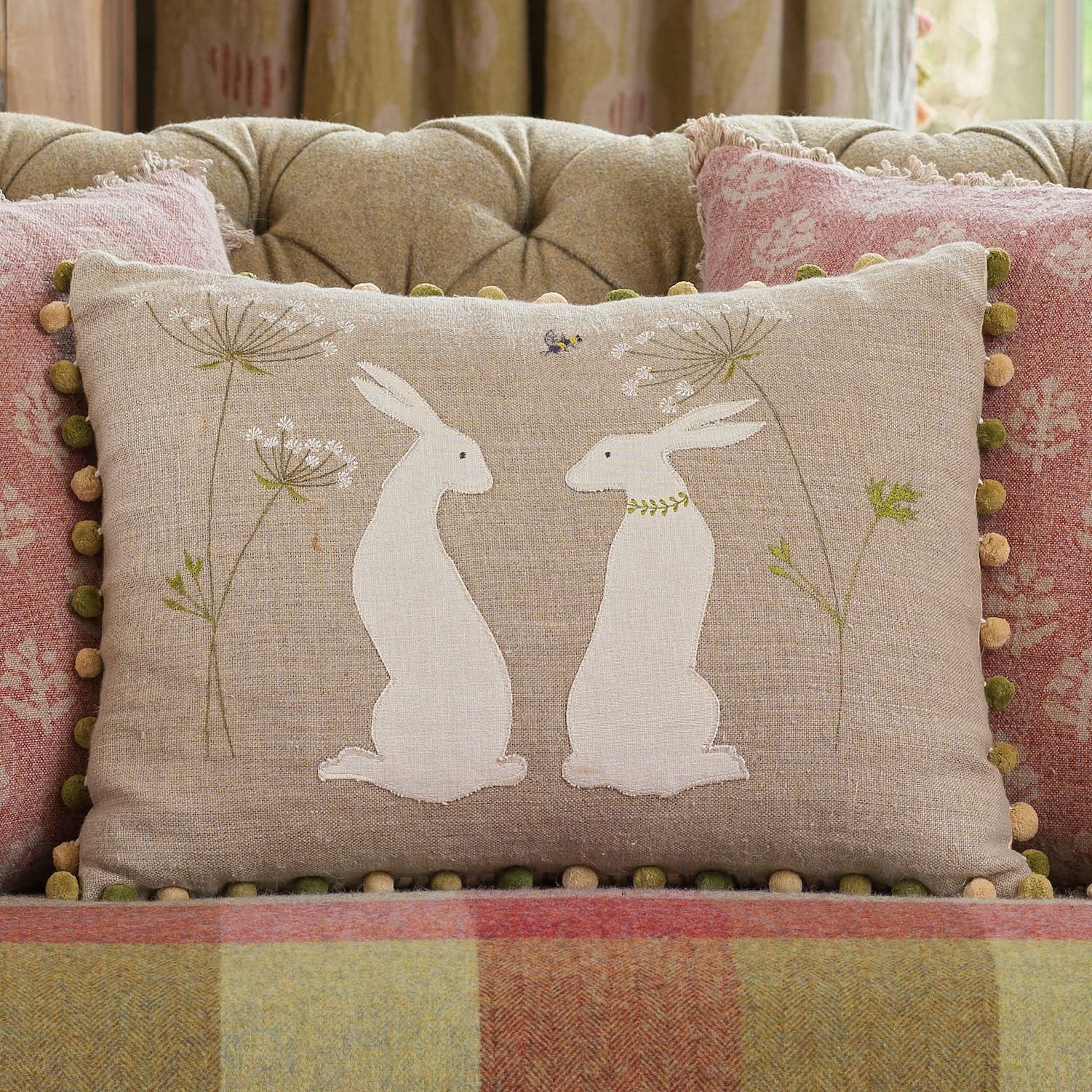 Summer Hare Cushion