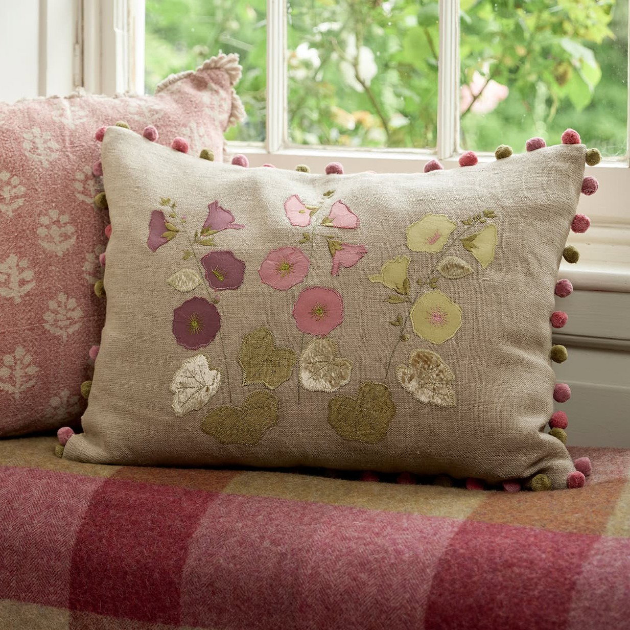 Hollyhock Cushion