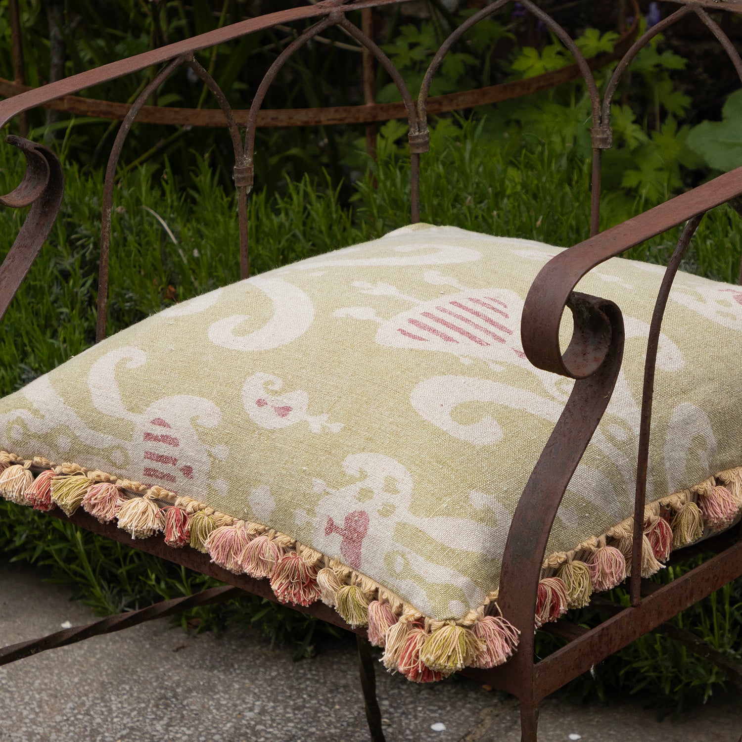 Green Natasha Seat Cushion