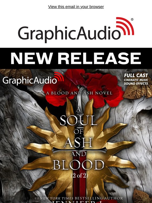 NEW RELEASE! Blood and Ash 5: A Soul of Ash and Blood (2 of 2) by Jennifer L. Armentrout