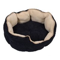 Cosy Kingdom Snuggle Bed - Black / Beige