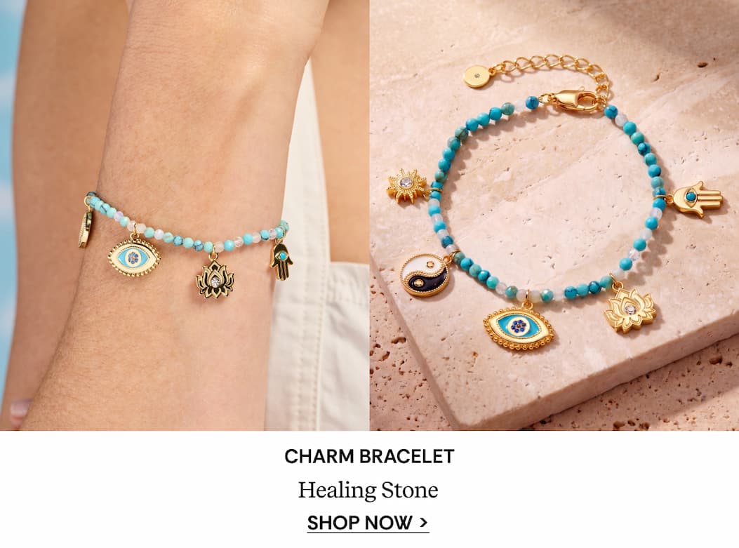 Healing Stone Charm Bracelet