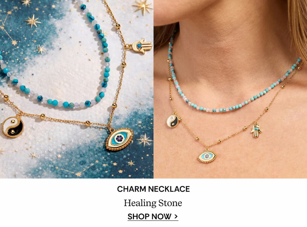 Healing Stone Charm Necklace