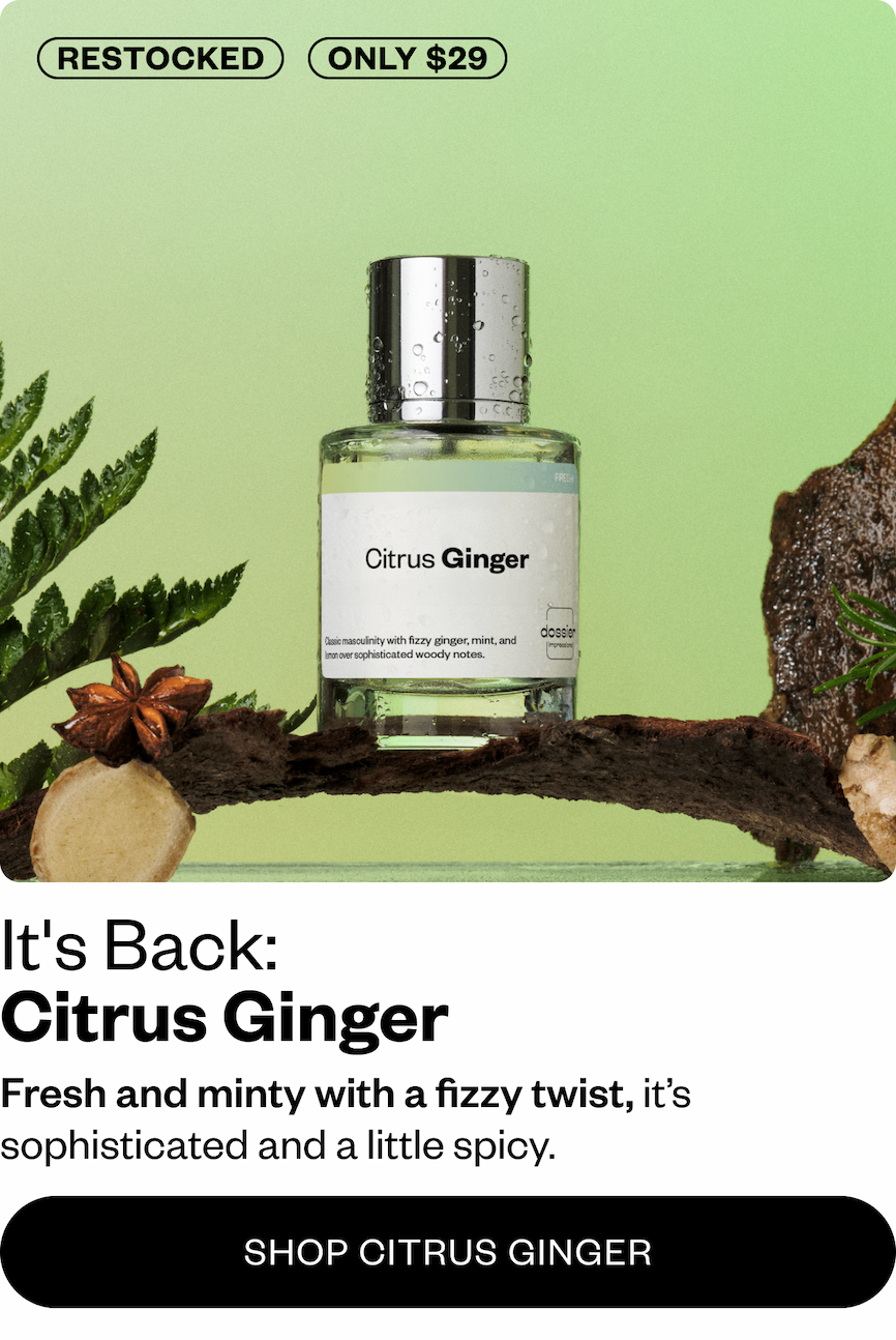 Back in Stock! Citrus Ginger