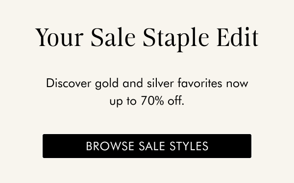 Your Sale Staple Edit