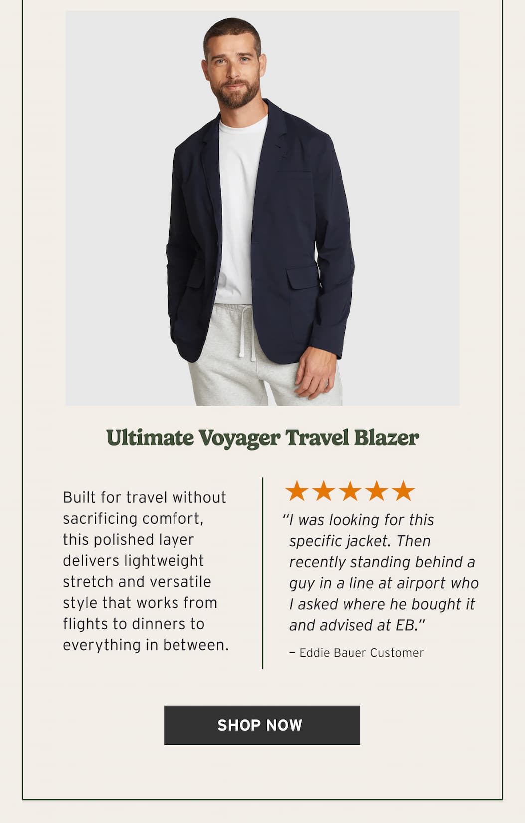 Men's Ultimate Voyager Travel Blazer