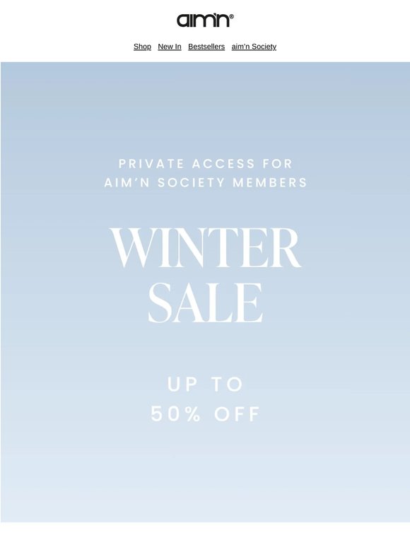 Last chance to unlock VIP Sale Access!