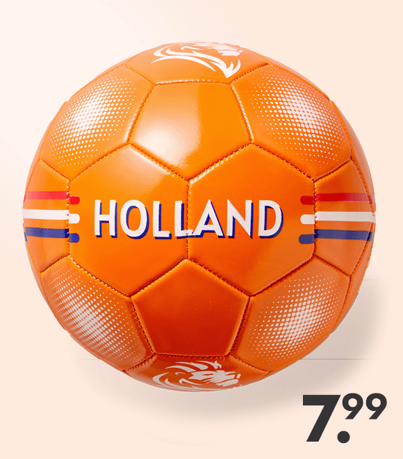 Kunstlederen bal Holland voor 7.99