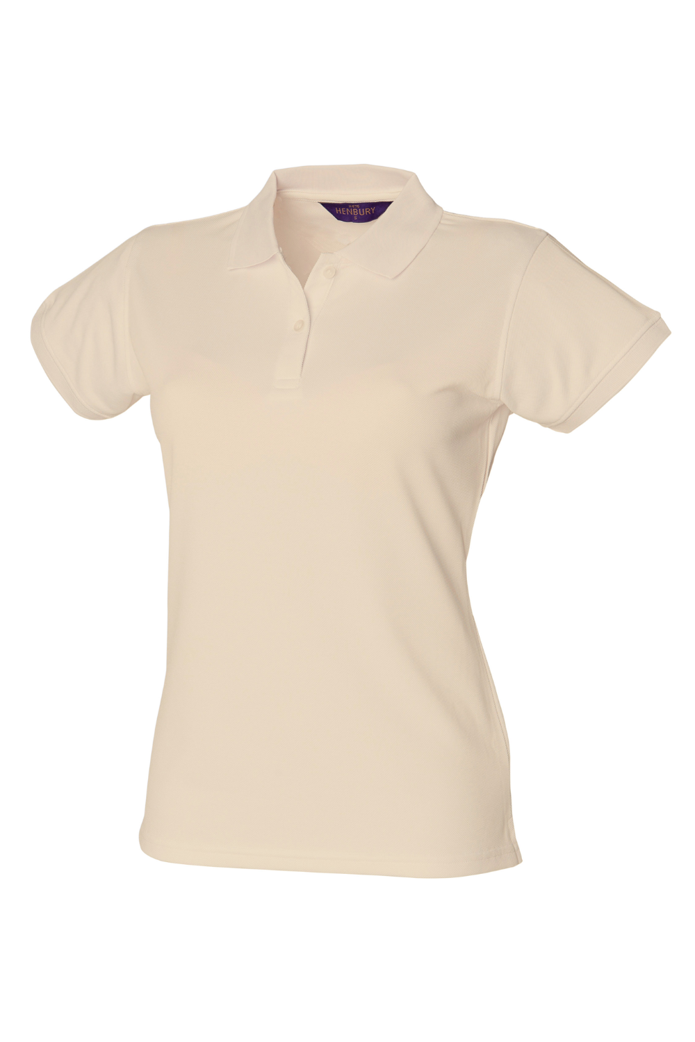 Image of Henbury Women's Coolplus® Polo Shirt Natural