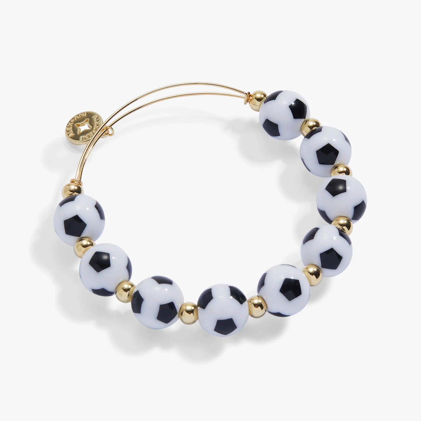 Image of Soccer Oversized Beaded Bangle