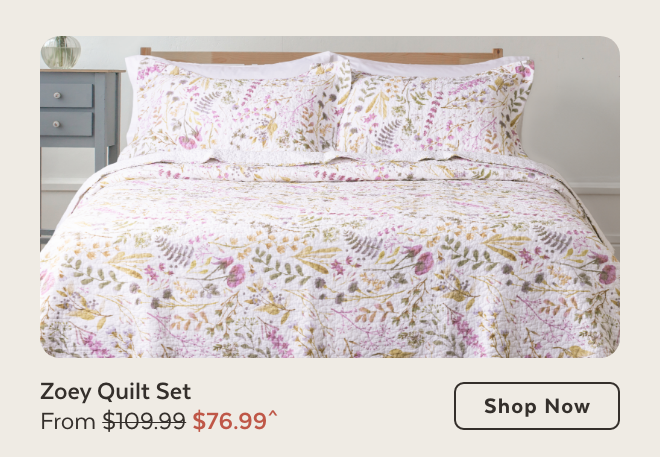 Shop Zoey Quilt Set