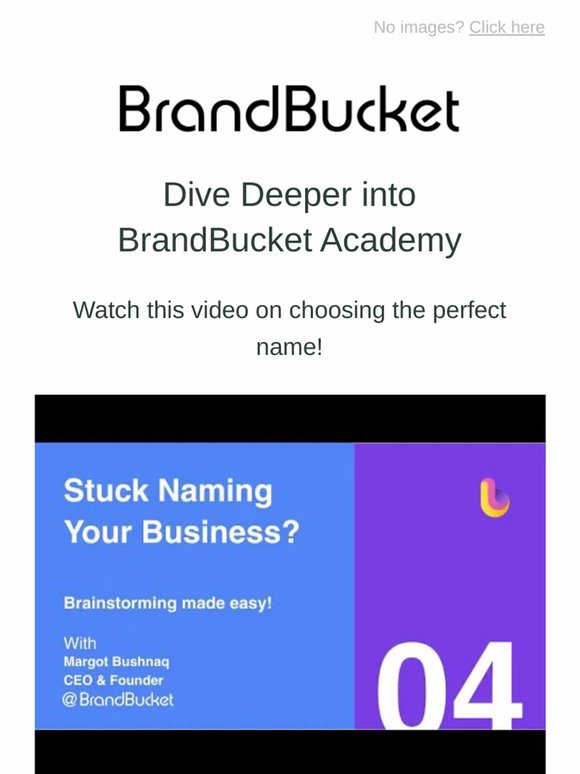 BrandBucket's Weekly Drop of Brandable Domains