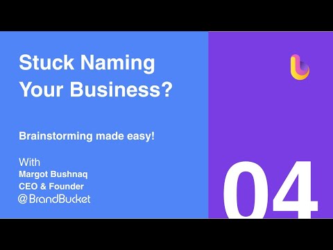 How to Brainstorm and Choose the Perfect Business Name