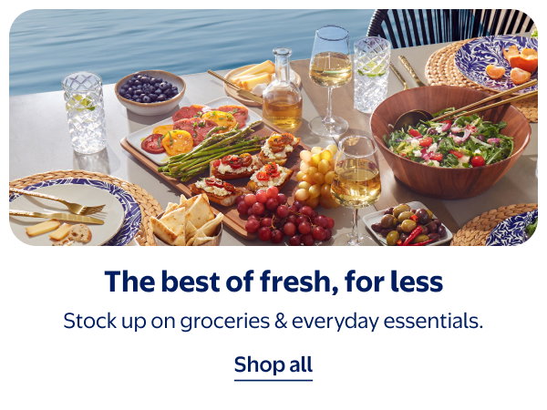 The best of fresh, for less - Stock up on groceries & everyday essentials.