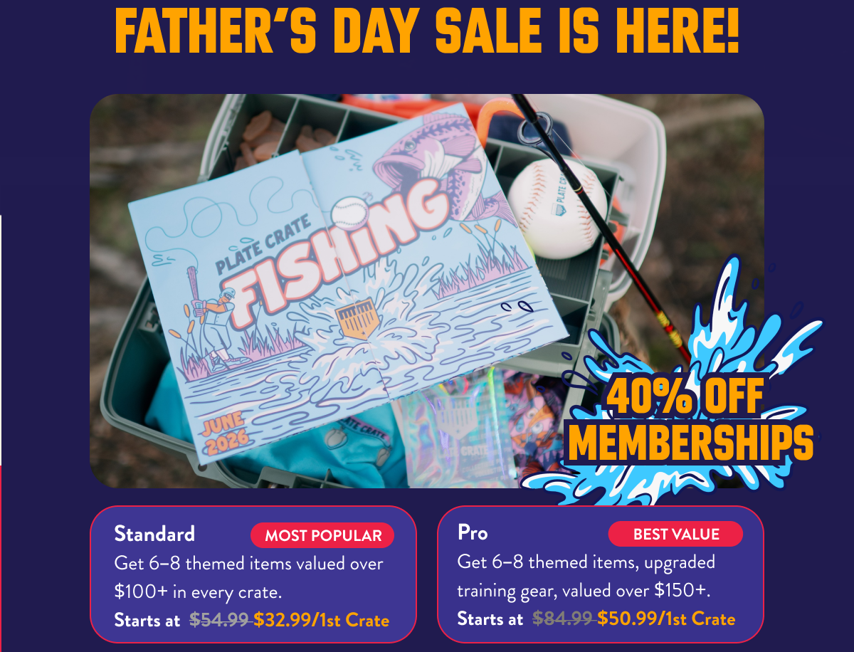 Father's Day sale is HERE! 40% OFF MEMBERSHIPS