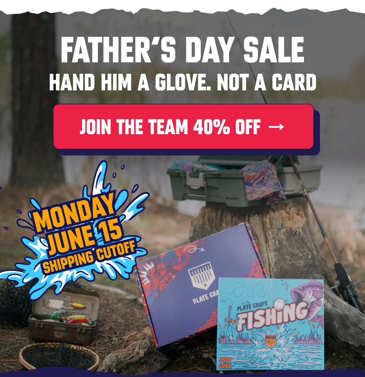 FATHER’S DAY SALE: Hand him a glove. NOT A CARD