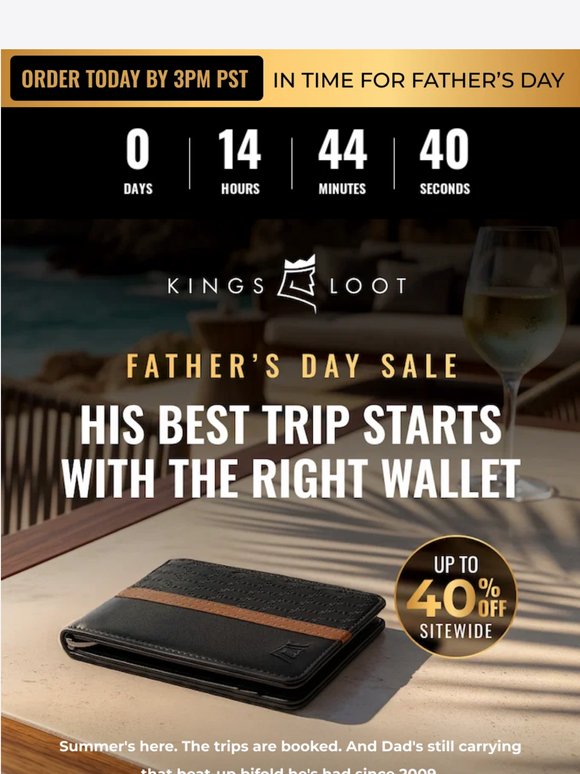 Get Dad (or yourself) a new wallet