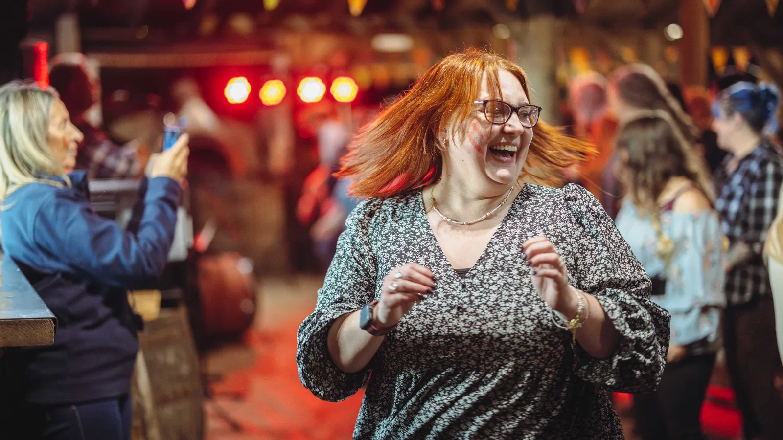 party goers at smokey joe's shindig
