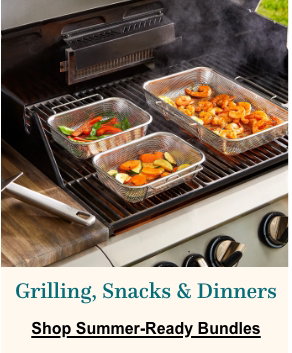 Grilling, Snacks and dinners