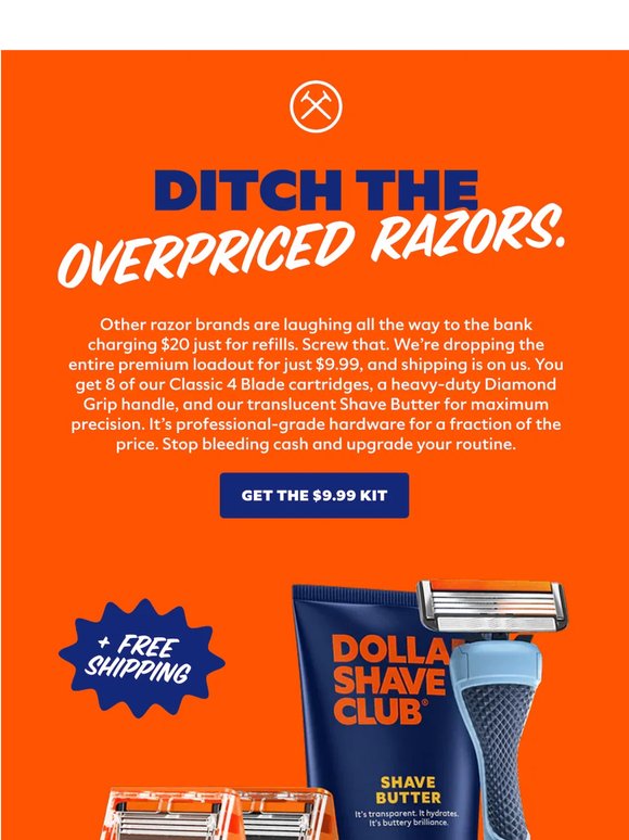 Still overpaying? Full kit, $9.99, ships free