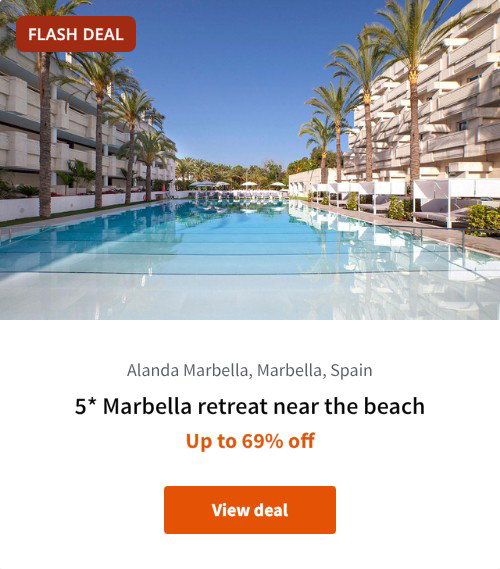 5* Marbella retreat near the beach