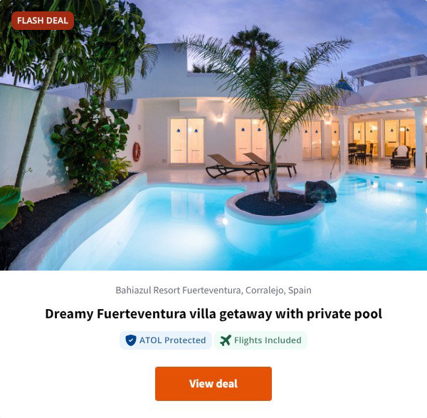 Dreamy Fuerteventura villa getaway with private pool