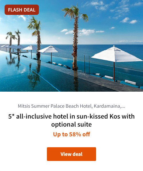 5* all-inclusive hotel in sun-kissed Kos with optional suite