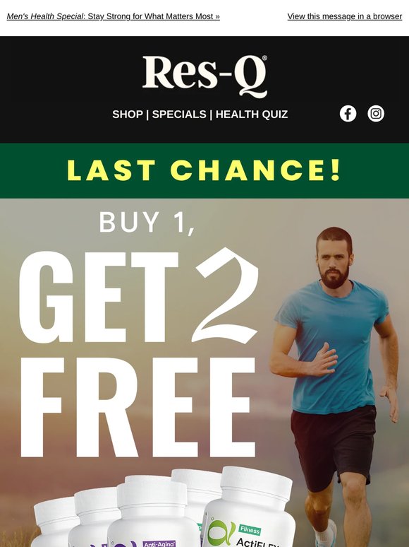 This Buy 1, Get 2 FREE Event ENDS Midnight ⏰
