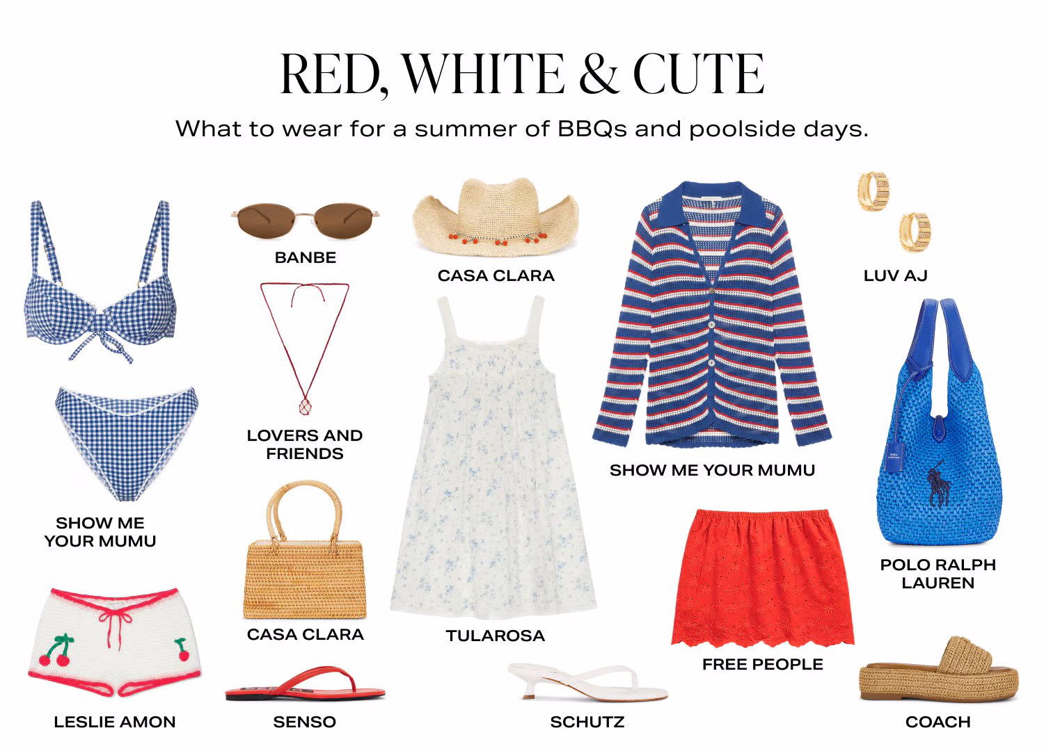 Shop Red, White & Cute