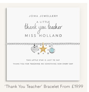 A Little 'Thank You Teacher' Bracelet