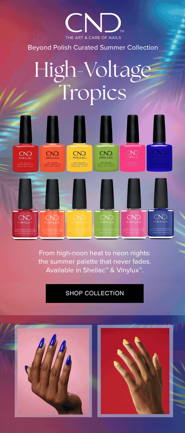 Shop CND Summer Curated Collection 2026 - High Voltage Tropics