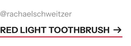 Red Light Toothbrush 