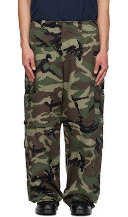 Green Camo Cargo Pants - VETEMENTS