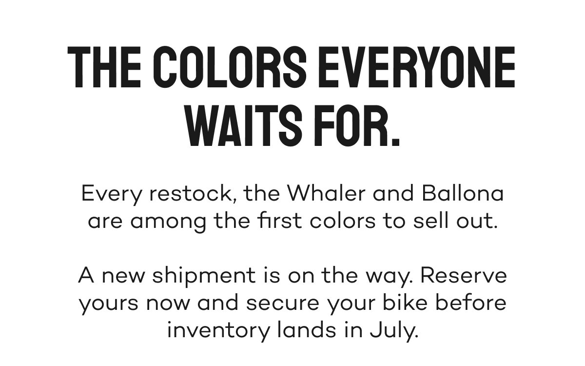The colors everyone waits for. Every restock, the Whaler and Ballona sell out first. Reserve yours now.