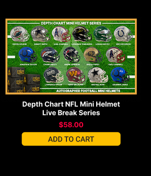 Depth Chart NFL Mini Helmet Live Break Series