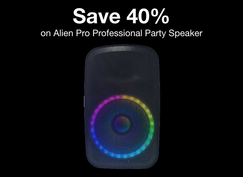 Alien Pro Professional Party Speaker Save $100 