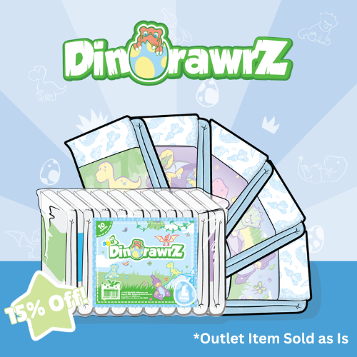 DinoRawrZ adult diaper *Outlet Item Sold as Is