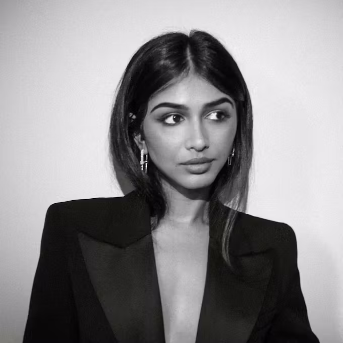 Priyanka Kedia Pregamed The 'Disclosure Day' Premiere With Lavender Matcha & Naomi Scott