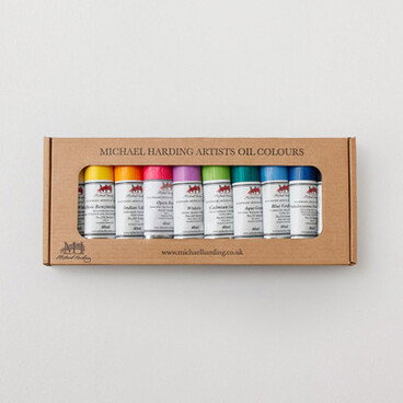 Michael Harding Oil Paint Cass Art 40th Anniversary Assorted Colours 40ml Set of 10