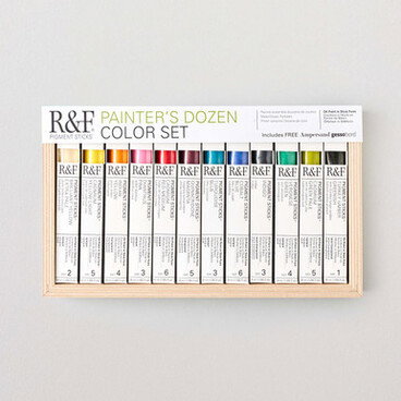 R&F Pigment Stick Painter's Dozen Assorted Colours 38ml Set of 12