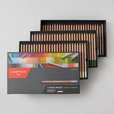 Caran D'ache Pastel Pencils Assorted Colours Set of 76
