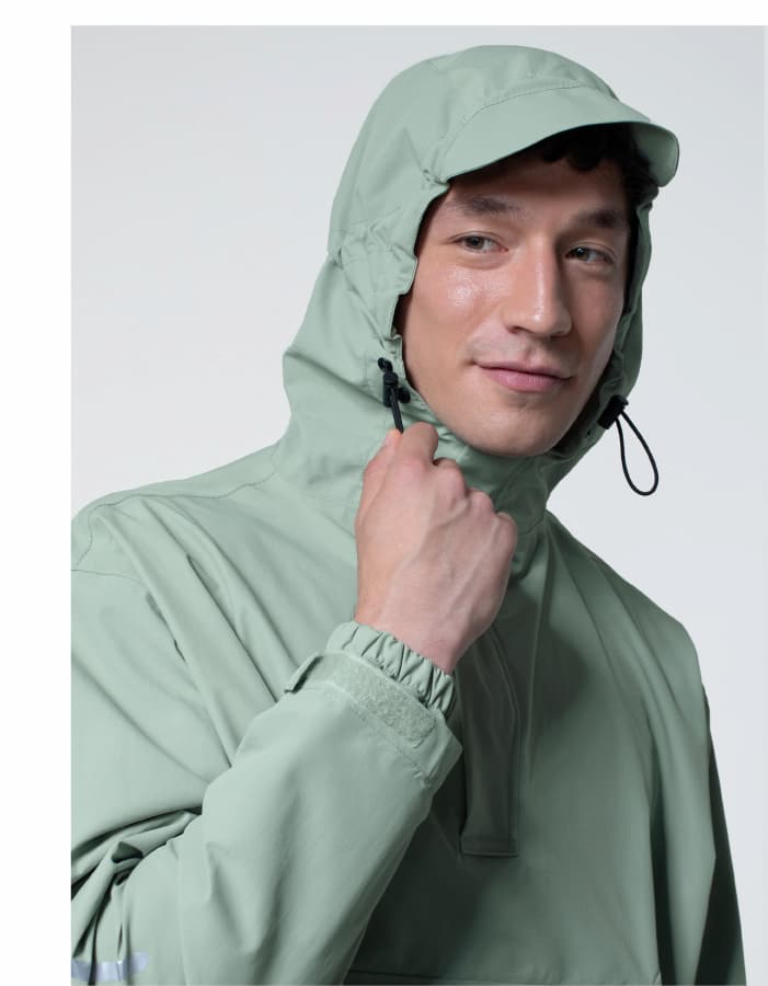 Men's Stride Pullover Poncho in Sage