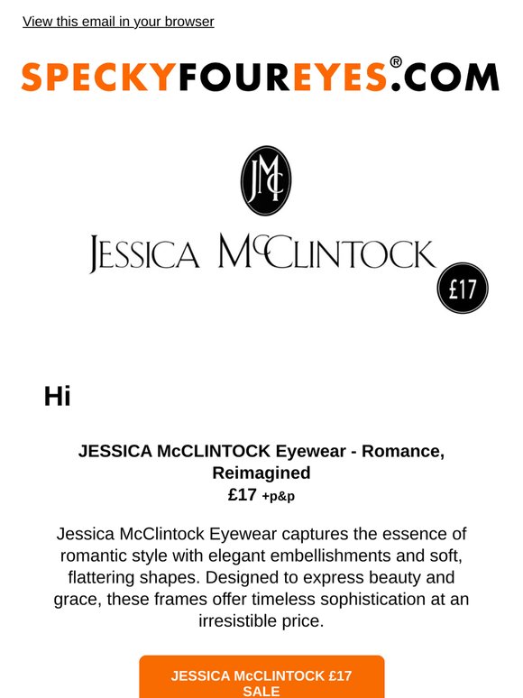 Romance Personified: Jessica McClintock £17