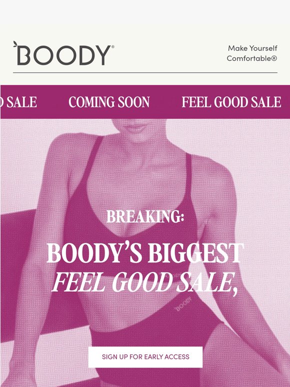 EARLY REPORTS: Biggest Feel Good Sale Incoming