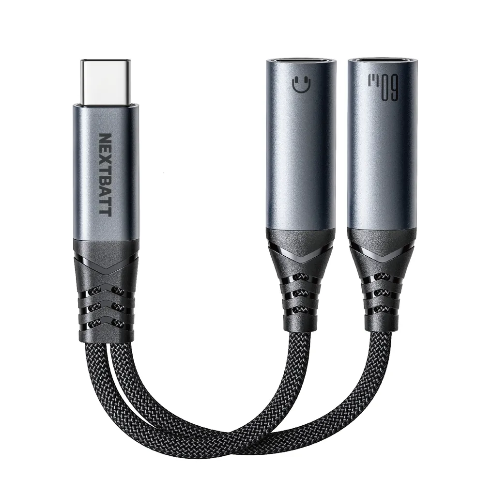 Image of USB-C ljud- och laddadapter
